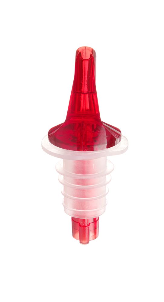 BarUp Freeflow-Ausgießer – Rot – 4 Stück – Produktansicht