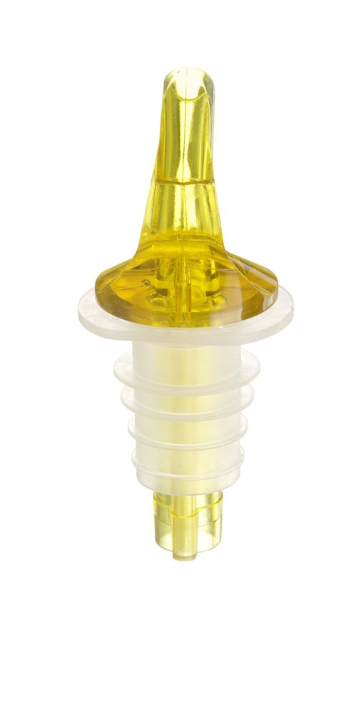 BarUp Freeflow-Ausgießer – Gelb – 4 Stück – Produktansicht