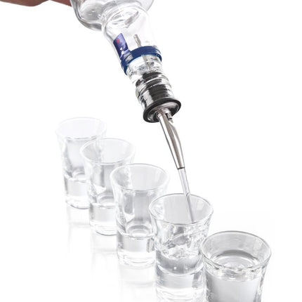 BarUp Freeflow-Ausgiesser – langsamer Ausfluss – 6 Stück – weitere Produktansicht