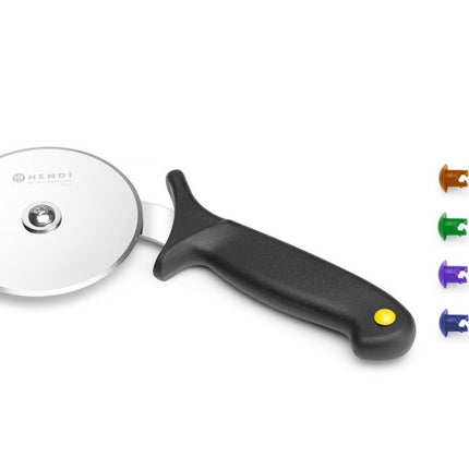 HENDI Pizzaschneider – Schwarz – 230 mm – Produktansicht