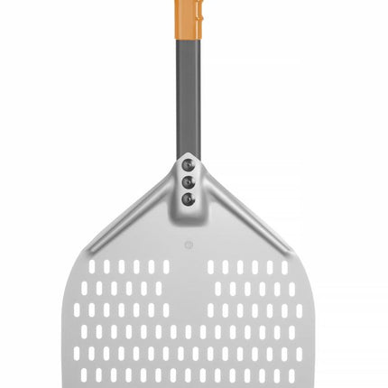 HENDI Pizzaschaufel - eckig – gelocht – kurzer Griff – 300 × 660 mm – Produktansicht