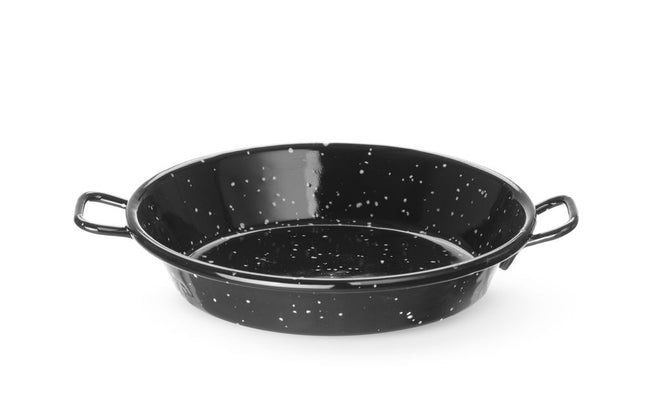 HENDI Emaillierte Pfanne – Ø 120 × H 25 mm – Produktansicht