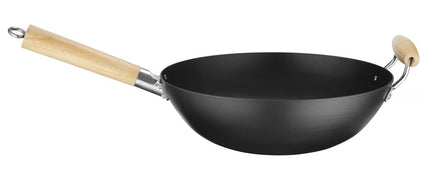 HENDI Wok mit Holzgriff – 324 × 565 mm – Weitere Produktansicht