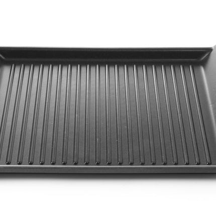 HENDI Grillplatte für Induktionskocher – 390 × 260 × 35 mm – Produktansicht