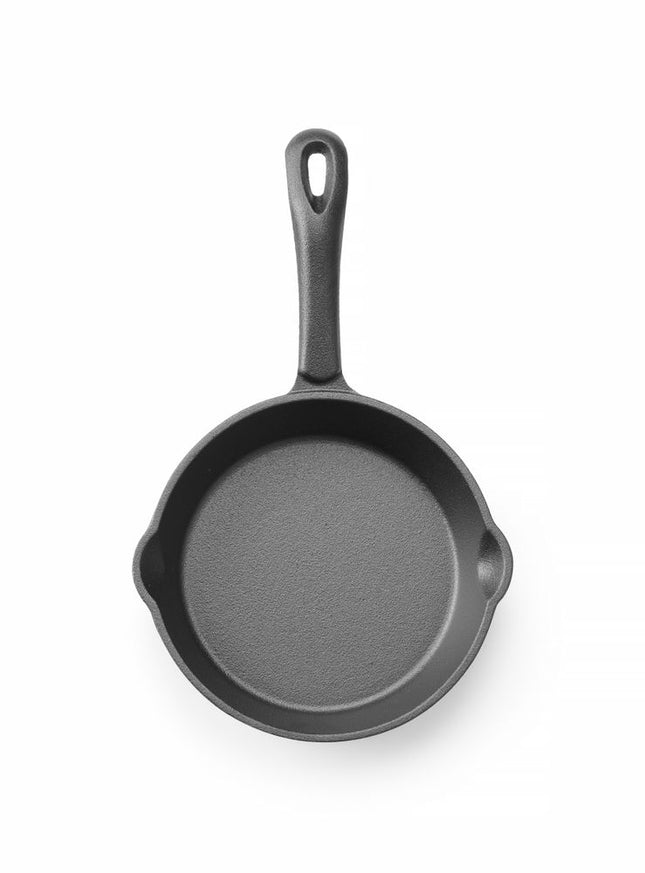 HENDI Gusseisenpfanne – Schwarz – Ø 165 × H 35 mm – Produktansicht