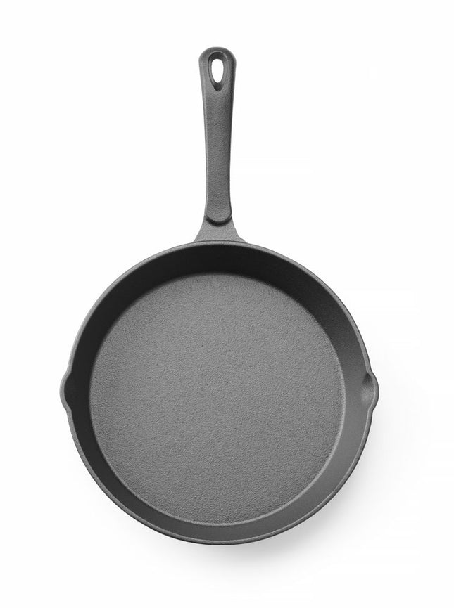 HENDI Gusseisenpfanne – Schwarz – Ø 250 × H 40 mm – Produktansicht