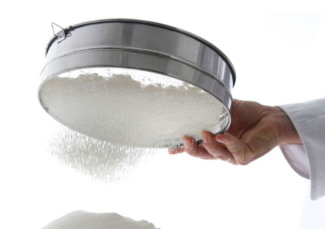 HENDI Backsieb – rund – für Mehl und Gries – Ø 250 × H 75 mm – Produktansicht