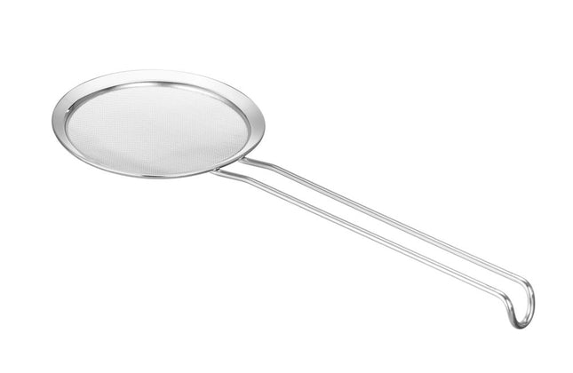 HENDI Fettschaufel - feinmaschig – Ø 150 × 440 mm – Produktansicht