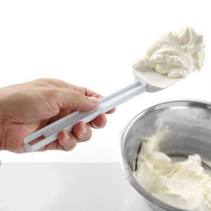 HENDI Schaberlöffel geformt – Kitchen Line – Weiß – 254 × 57 mm – weitere Produktansicht