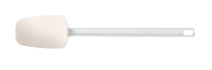 HENDI Schaberlöffel geformt – Kitchen Line – Weiß – 408 × 75 mm – Produktansicht