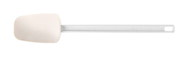 HENDI Schaberlöffel geformt – Kitchen Line – Weiß – 408 × 75 mm – Produktansicht