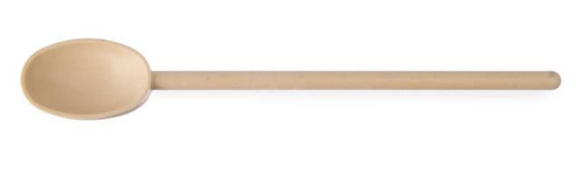 HENDI Kochlöffel aus Exoglas – Holz hell – 385 × 60 mm – Produktansicht
