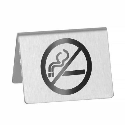HENDI Tischschild "Rauchen verboten" – 50 × 35 × 40 mm – Produktansicht