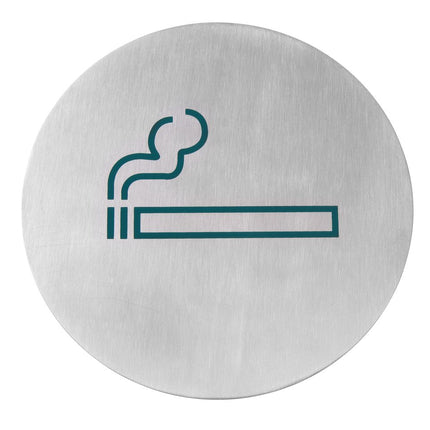 HENDI Wandschilder rund – Rauchen - groß – Ø 160 mm – Produktansicht