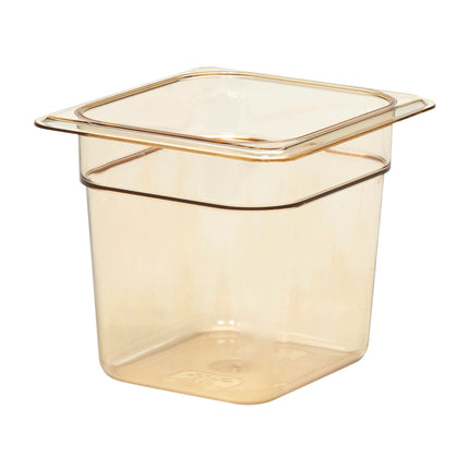 Cambro H-PAN™ Hitzebeständige Gastronorm GN-Behälter GN1/6-150, Bernstein - 66HP150