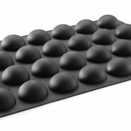 HENDI Silikonform HALBKUGEL – 600 × 395 × H 35 mm – Produktansicht