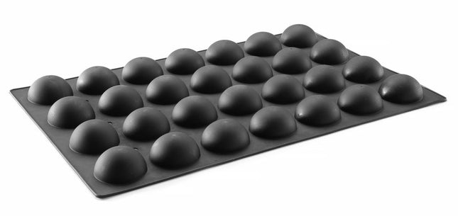 HENDI Silikonform HALBKUGEL – 600 × 395 × H 35 mm – Produktansicht