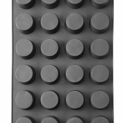 HENDI Silikonform MUFFIN – 570 × 375 × H 40 mm – Detailansicht