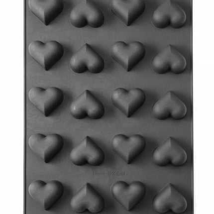 HENDI Silikonform HERZ – 570 × 375 × H 35 mm – Weitere Produktansicht