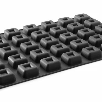 HENDI Silikonform QUADRAT – Quadratisch – 570 × 375 × H 25 mm – Produktansicht