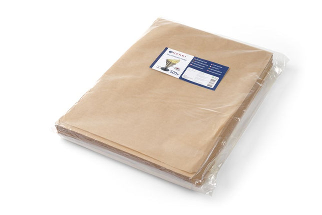 HENDI Pergamentpapier – Beige – 250 × 350 mm – 500 Stück – Produktansicht