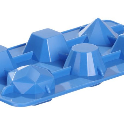 BarUp Eiswürfelform – edelsteinförmig – Blau – 190 × 105 × 30 mm – 2 Stück – weitere Produktansicht