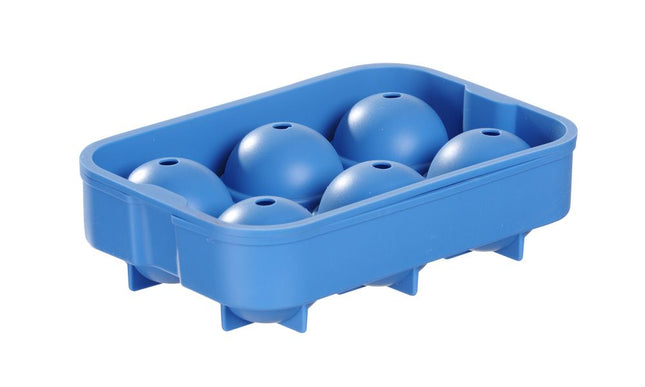 BarUp Eiswürfelform – kugelförmig – Blau – 180 × 125 × 50 mm – Produktansicht