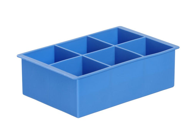BarUp Eiswürfelform – XL-Würfel – Blau – 170 × 110 × 52 mm – Produktansicht