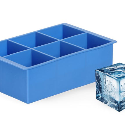 BarUp Eiswürfelform – XL-Würfel – Blau – 170 × 110 × 52 mm – weitere Produktansicht