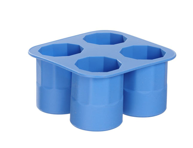 BarUp Eiswürfelform – Shotglas – Blau – 122 × 122 × 60 mm – Produktansicht