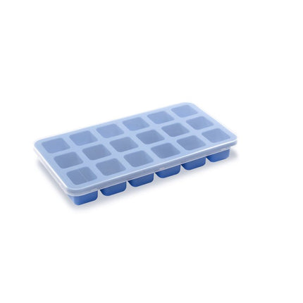 BarUp Eiswürfelform mit Deckel – Blau – 217 × 114 × H 30 mm – Produktansicht