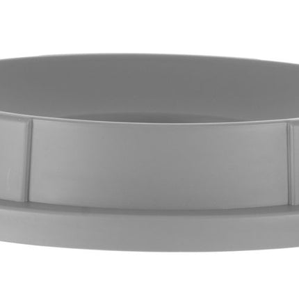AmerBox Offener Deckel für Abfalleimer rund – Passend für 691038 – Hellgrau – Ø 570 × H 135 mm – Produktansicht