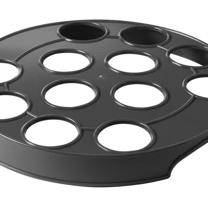 BarUp Bierglasträger – Schwarz – Ø 315 × H 35 mm – Produktansicht