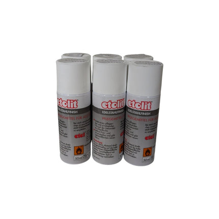 6x Spraydosen Etolit Edelstahlfinish 50mlRestposten Sonderposten - Salmgastro Onlineshop - 8104072 - etolit - 