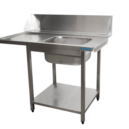 Saro Zulauftisch Spülmaschine rechts 1200mm Edelstahl