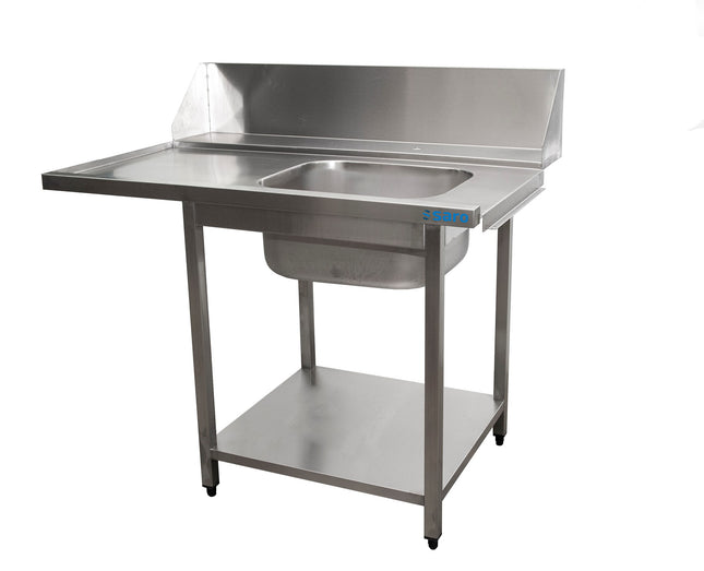 Saro Zulauftisch Spülmaschine rechts 1200mm Edelstahl