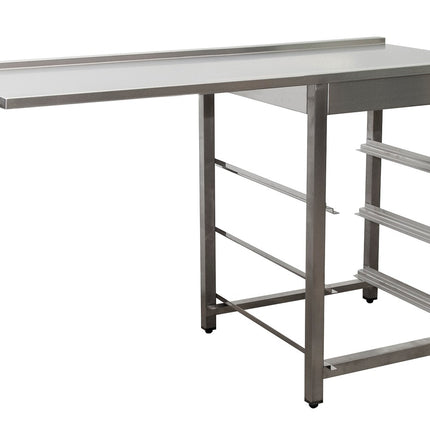 Saro Ablauftisch für Spülmaschine links 1600mm Edelstahl
