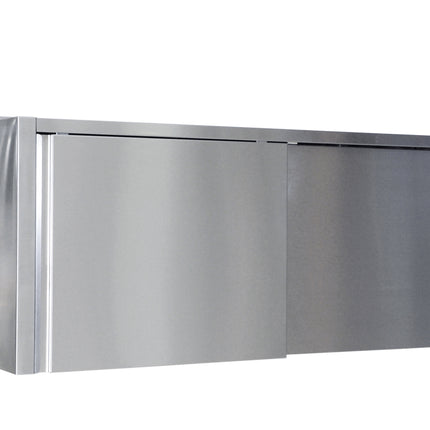 Saro Edelstahlhängeschrank - 400 mm Tiefe Breite 2000mm