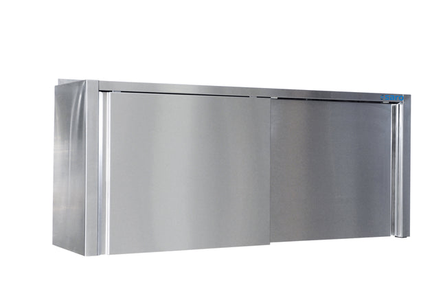 Saro Edelstahlhängeschrank - 400 mm Tiefe Breite 2000mm