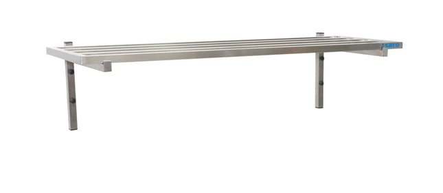 Saro Wandbord mit Streben 1600mm Edelstahl
