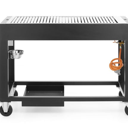 HENDI Gasgrill Tampa – Schwarz – 10 kW – 1260 × 580 × 900 mm – Produktansicht