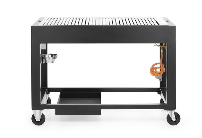 HENDI Gasgrill Tampa – Schwarz – 10 kW – 1260 × 580 × 900 mm – Produktansicht