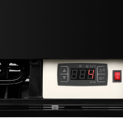 Bartscher Mini-Kühlvitrine 78L, schwarz