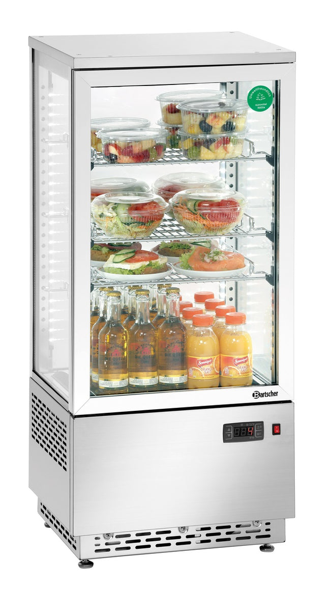 Bartscher Mini-Kühlvitrine 78L