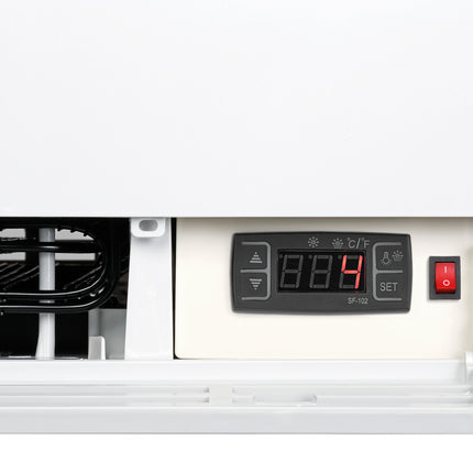 Bartscher Mini-Kühlvitrine 78L, weiß