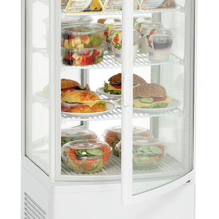 Mini refrigerated display case 86L