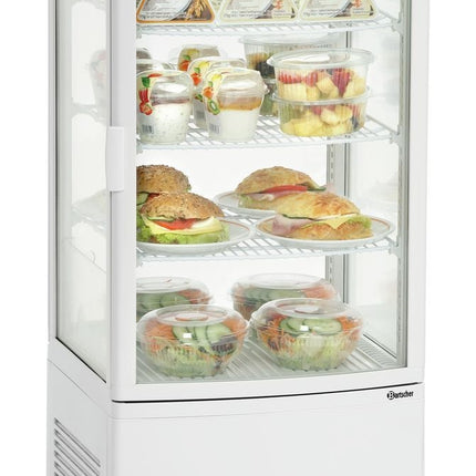 Mini refrigerated display case 86L