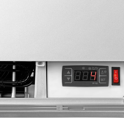 Bartscher Mini-Kühlvitrine 78L, silber