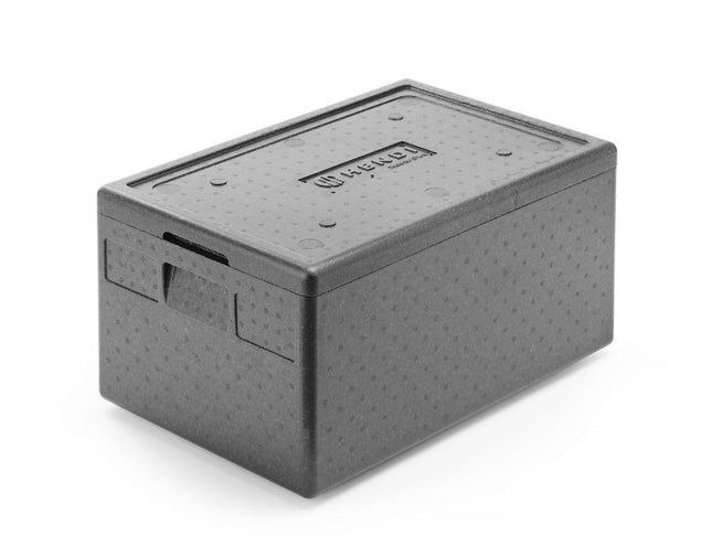 HENDI Isolierbehälter – Kitchen Line – GN 1/1 – 46 l – Schwarz – 600 × 400 × H 320 mm  – Produktansicht