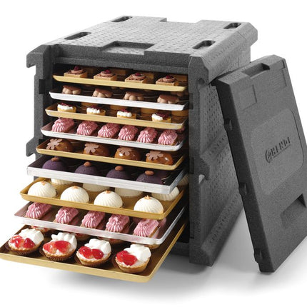HENDI Thermobox 9x 600 × 400 mm – Profi Line – 128 l – 540 × 700 × H 640 mm – Produktansicht